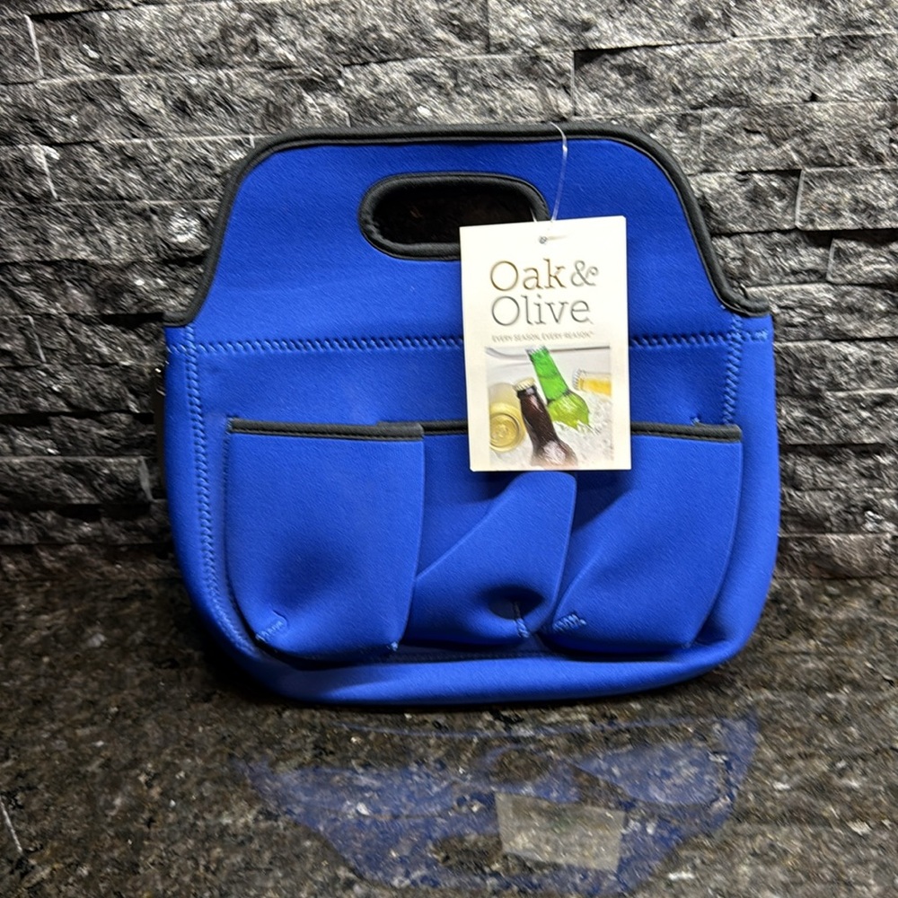 Oak & Olive Blue Insulated Tote